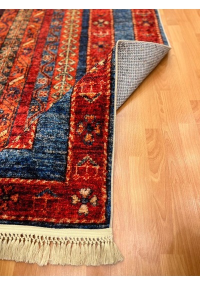Su Yolu Desenli 160 X 230 Dijital Baskı Halı Çok Renkli
