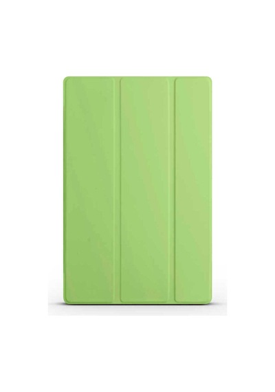 Galaxy Uyumlu  Tab A8 10.5 Sm-x200 2021 Frm Smart Cover Standlı 1-1 Kılıf-yeşil Arka Kapak