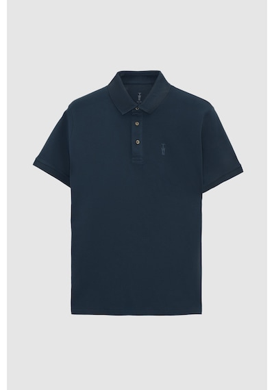 Twn Slim Fit Petrol Pike Dokulu T-shirt 4ec146011784m R01