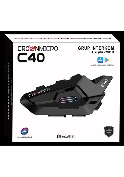 Crown Micro C40 Bluetooth İntekom Set