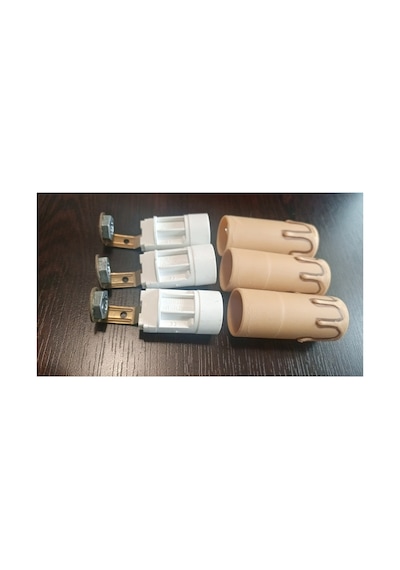 Avize Mumluk Şamdan 6.5 Cm Takım Duy Vida Beyaz