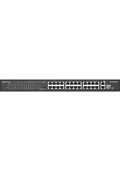 Ruijie-reyee Rg-es126s-p V2 24xfe-2xge/1xge Sfp 370w Poe Switch