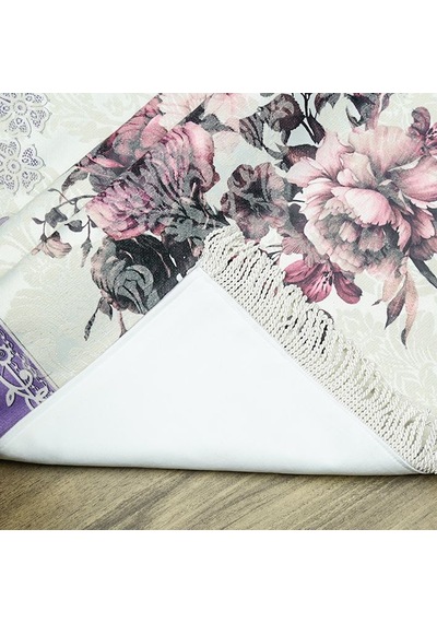 Lüks Hürrem Seccade Mor 70 X 117 Cm Çok Renkli