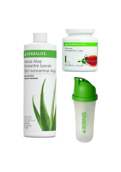 Herbalife Set Aloe Suyu Klasik 100 Gr Çay Ve Shaker