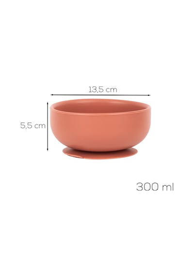Porsima 34004-2 Silikon Vakumlu 300ml Mama Kasesi Kiremit