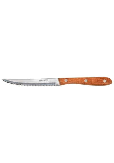 Steak Bıçağı Ahşap Saplı Çok Renkli