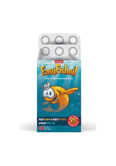 Easy Fishoil Doğal Portakal ve Limon Aromalı