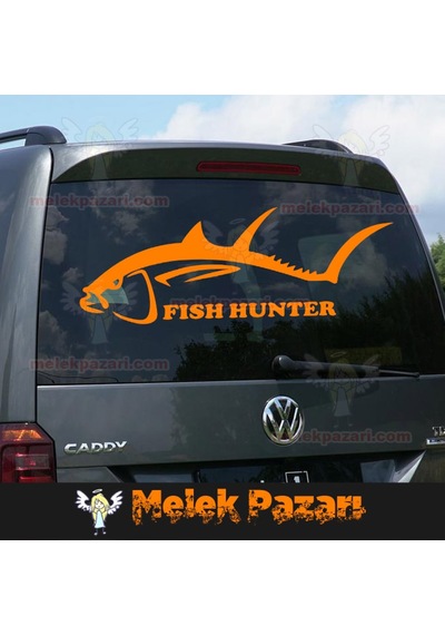 Balık Avcısı, Fish Hunter Avcılık Araba Sticker