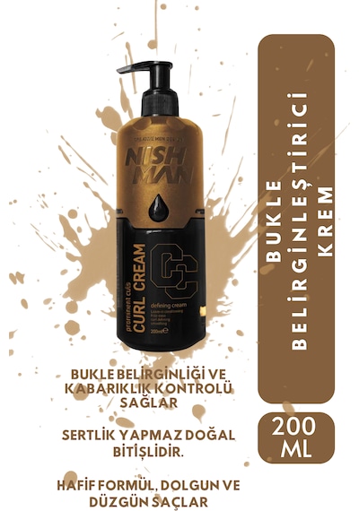 Nıshman Bukle Belirginleştirici Krem Curl Cream 200 Ml