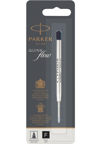 Parker Tükenmez Kalem Yedeği Refill F Uç Siyah
