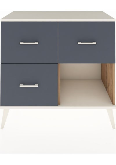 Hyperion Şifonyer 3 Çekmeceli 88x44x80 Çam-aytaşı/antrasit Aytaşı/antrasit Hyperion Şifonyer 3 Çekmeceli 88x44x80 Çam-aytaşı/antrasit Aytaşı/antrasit