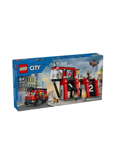 60414 City İtfaiye Kamyon Ve İtfaiye Merkezi 843 Parça  +6 Yaş