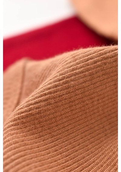 Rebebe Babycosy Modal 2 Li Uzun Kollu Bebek Badi - Bebek Body - Csym1131 (544737691) Kahverengi - Kırmızı