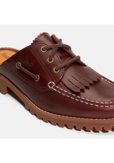 Timberland Authentic Mule Shoe Kadın Terlik-33856 Koyu Kahverengi