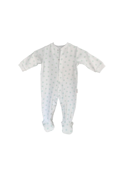 Bebek Tulum 100% Pamuk I Çiçek I Çıtçıtlı Yenidoğan Bebek Uyku Tulumu - Body Zıbın Çok Renkli