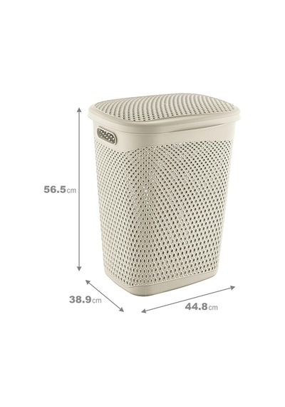 Smartware Katre Kirli Çamaşır Sepeti 55 Lt Latte Genel