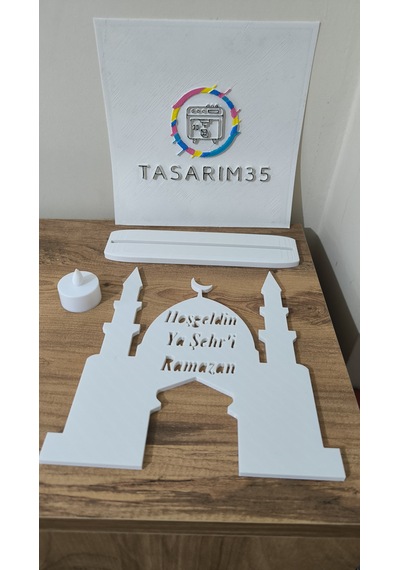 Ya Şehri Ramazan Cami Modeli Işıklı