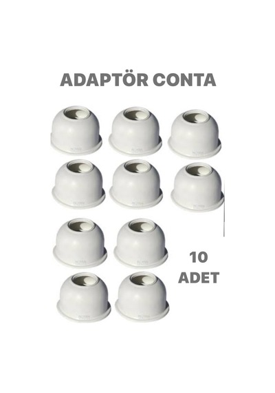 Adaptör Top Conta Lastik Gider Contası Beyaz 10 Adet Diğer