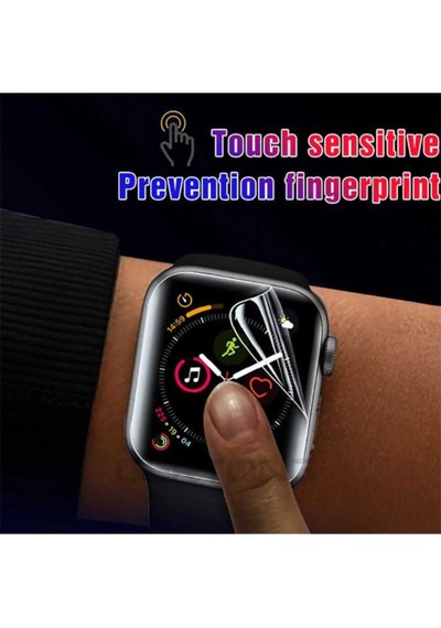 Apple Watch 42mm İle Uyumlu Full Ekran Nano Saat Koruyucu Narr Tpu Çok Renkli