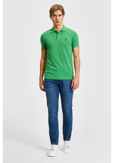 U.S. Polo Assn. U.s. Polo Assn. Erkek Yeşil Tişört Basic 50322304-vr054