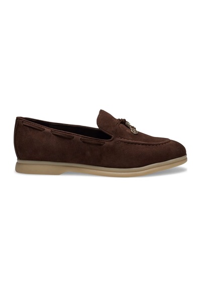 Guess Aryanai Kadın Loafer Ayakkabı Fltnaısue14 Kahve