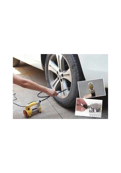 Metal Gövdeli Ve Işıklı Mini Araç Hava Kompresörü Bx40