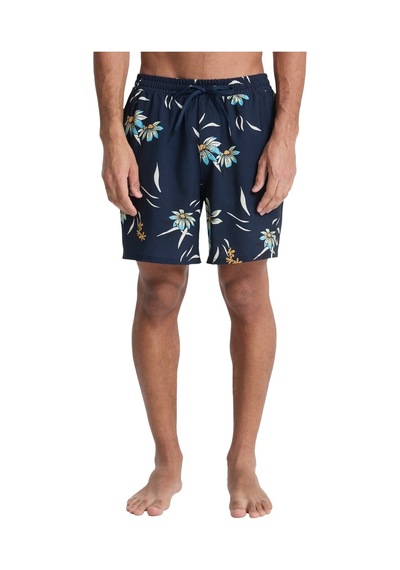 Quıksılver Quiksilver Stretch Printed Erkek Siyah Volley Short 3107
