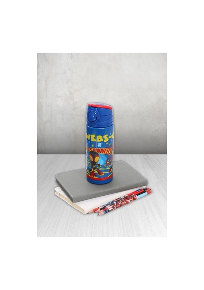 Ottonya Spıderman Plastik Matara Frx 500ml Webs Çok Renkli
