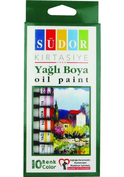 Südor10 Renk Yağlı Boya Seti