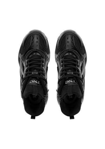 Tamer Tanca Kadın Vegan Siyah/siyah Sneakers & Spor Bot 936 6580 Bn Bot Sk24-25 Sıyah/sıyah Siyah Siyah