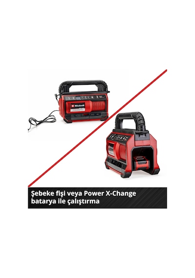 Einhell Pressito 18/25 Power X-change Hibrit Kompresör 18 V, Güç
