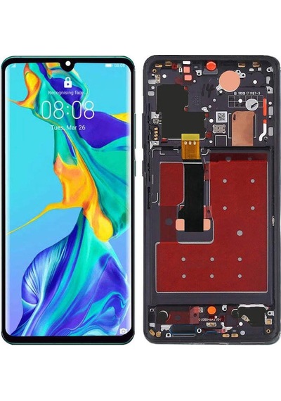 Huawei P30 İle Uyumlu Oled Ekran Dokunmatik Çıtalı