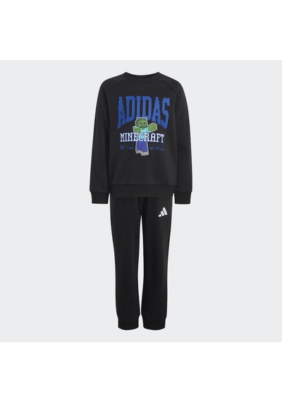 Adidas Minecraft Çocuk Siyah Eşofman Takımı Kh3194