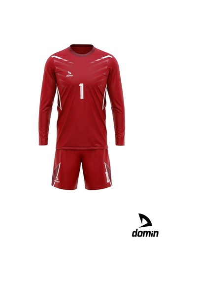 Hnc Sport Çocuk Ve Yetişkin Kırmızı Uzun Kol Kaleci Maç Futbol Forması Goalkeeper Jersey Gk