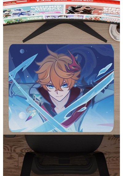 Childe Genshin Impact Anime Gacha V1 - 48x40 Xl Gaming Mouse Pad Fare Altlığı