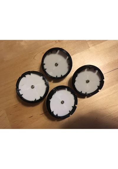 Undead Kafatası 56mm Vw Jant Göbek Kapağı