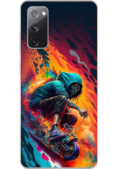 Samsung Galaxy S20 Fe Uyumlu Şeffaf Kılıf Aesthetic 5 Tasarımlı