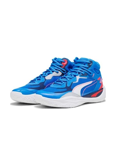 Puma Playmaker Pro Mid 377902-08 Erkek Basketbol Ayakkabısı Mavi