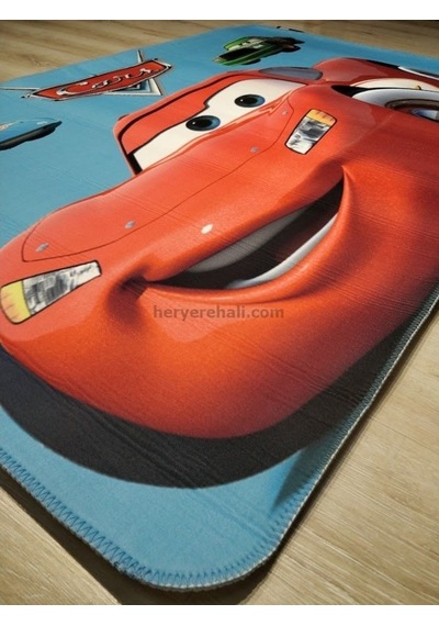 Yamalıhome Lisanslı Çocuk Halısı Cars2 C2 120X180 Cm Arabalı Halı