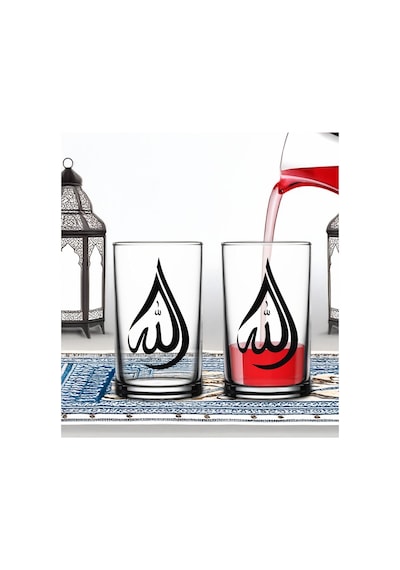 Bk Gift Ramazan 2li Şerbet Bardağı -10, Arkadaşa Hediye, Sevgiliye Hediye, Eşe Hediye Kobitmeyencom33895 Bk Gift Renkli