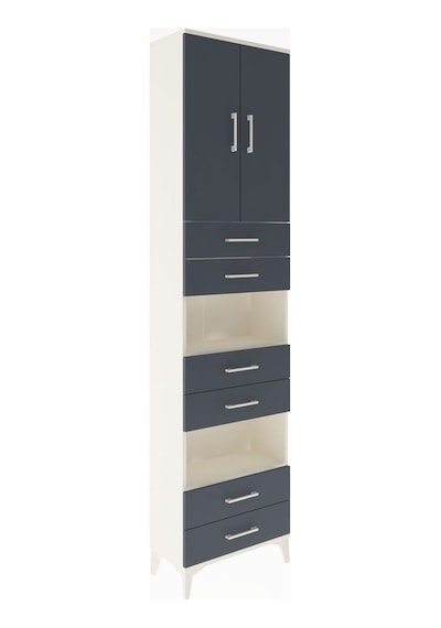 Arges Dolap 5 Raflı 6 Çekmeceli 2 Kapaklı 60x30x243 Aytaşı-an... Aytaşı