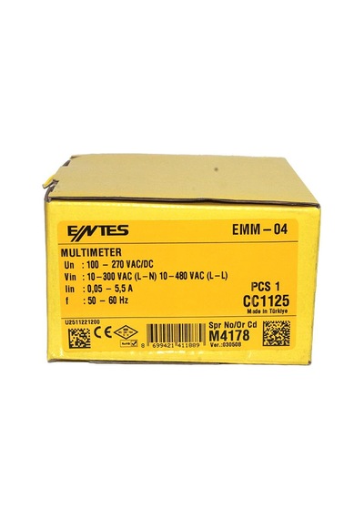 ENTES Emm-04 Multımetre (M4178)