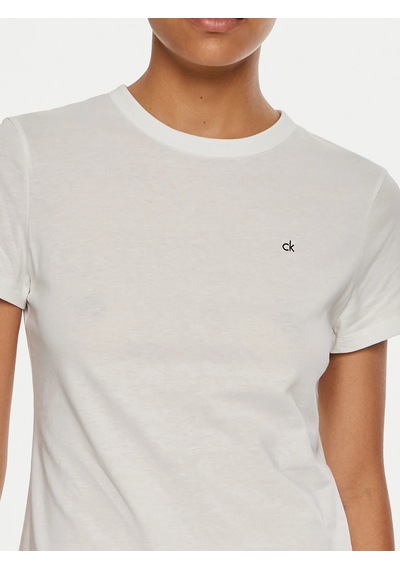 Calvin Klein Calvın Kleın Kadın T-shırt K20k208061-yaf Beyaz