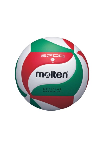 Molten Voleybol Topu No: 5 V5m2700, Yeşil/kırmızı/beyaz, 5 Numara Çok Renkli