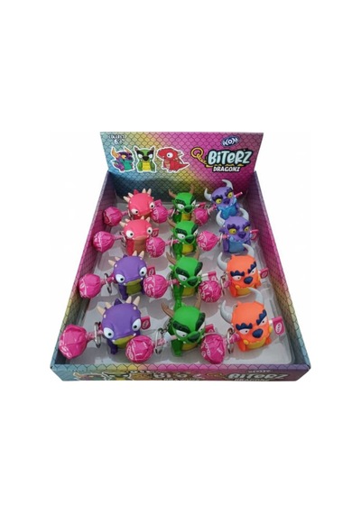 Flipperz Biterz Dogz - Dragonz - Catz Lolipop Şeker Ve Figür Anahtarlık 1 Adet