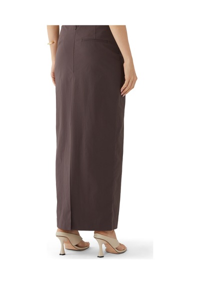 St. Agni Minimal Kolon Etek Kahverengi