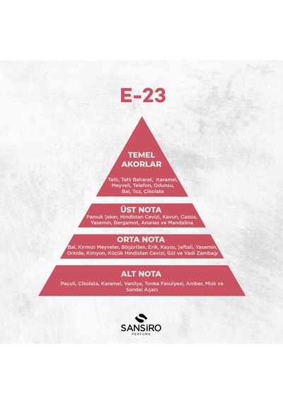Sansiro E-23 Oriental Erkek Parfüm EDP 50 ML