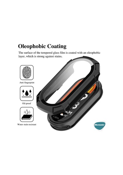 Microsonic Xiaomi Mi Band 8 Kılıf Darbeye Dayanıklı Matte Premium Slim WatchBand