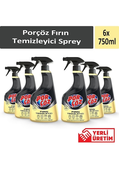 Fırın Temizleyici Sprey 750 Ml X 6 Adet