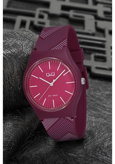 Q&Q Qcg5294 Su Geçirmez Silikon Kordonlu Unisex Kol Saati